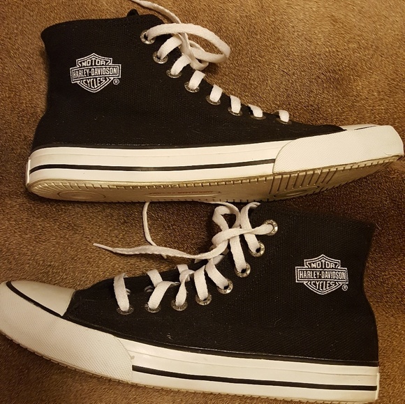 harley davidson high top sneakers